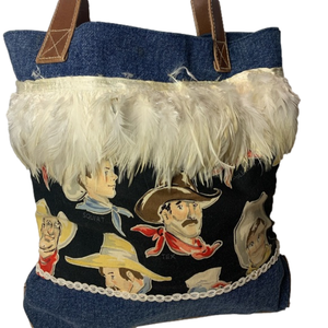 Retro cowboy purse